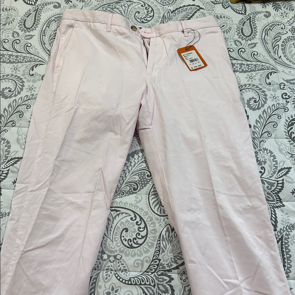 Ben Sherman Soft Pink Trousers size 33 nwt
